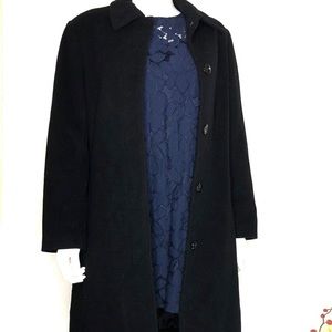 Black Wool Jacket | Eddies Bauer Wool Jacket